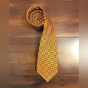 NORDSTROM 100% Silk Orange Necktie